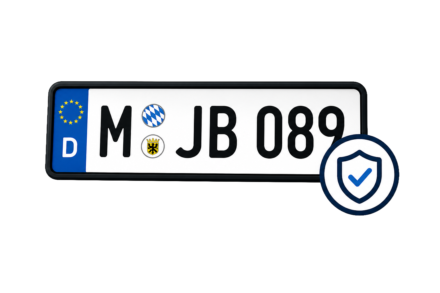Wunschkennzeichen für die Kfz-Zulassung sichern